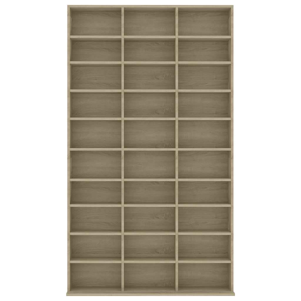 CD Cabinet Sonoma Oak 102x23x177.5 cm Engineered Wood