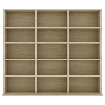 CD Cabinet Sonoma Oak 100x23x89.5 cm Engineered Wood
