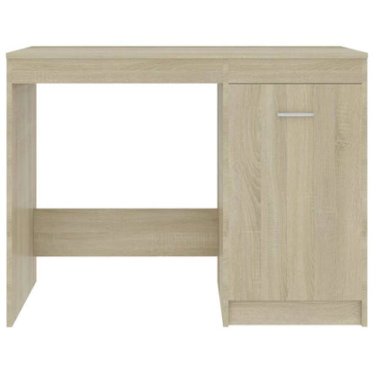 801799 vidaXL Desk Sonoma Oak 100x50x76 cm Engineered Wood