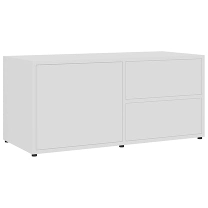 801850 vidaXL TV Cabinet White 80x34x36 cm Engineered Wood