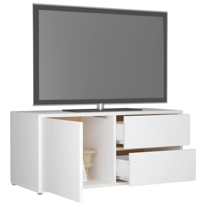 801850 vidaXL TV Cabinet White 80x34x36 cm Engineered Wood