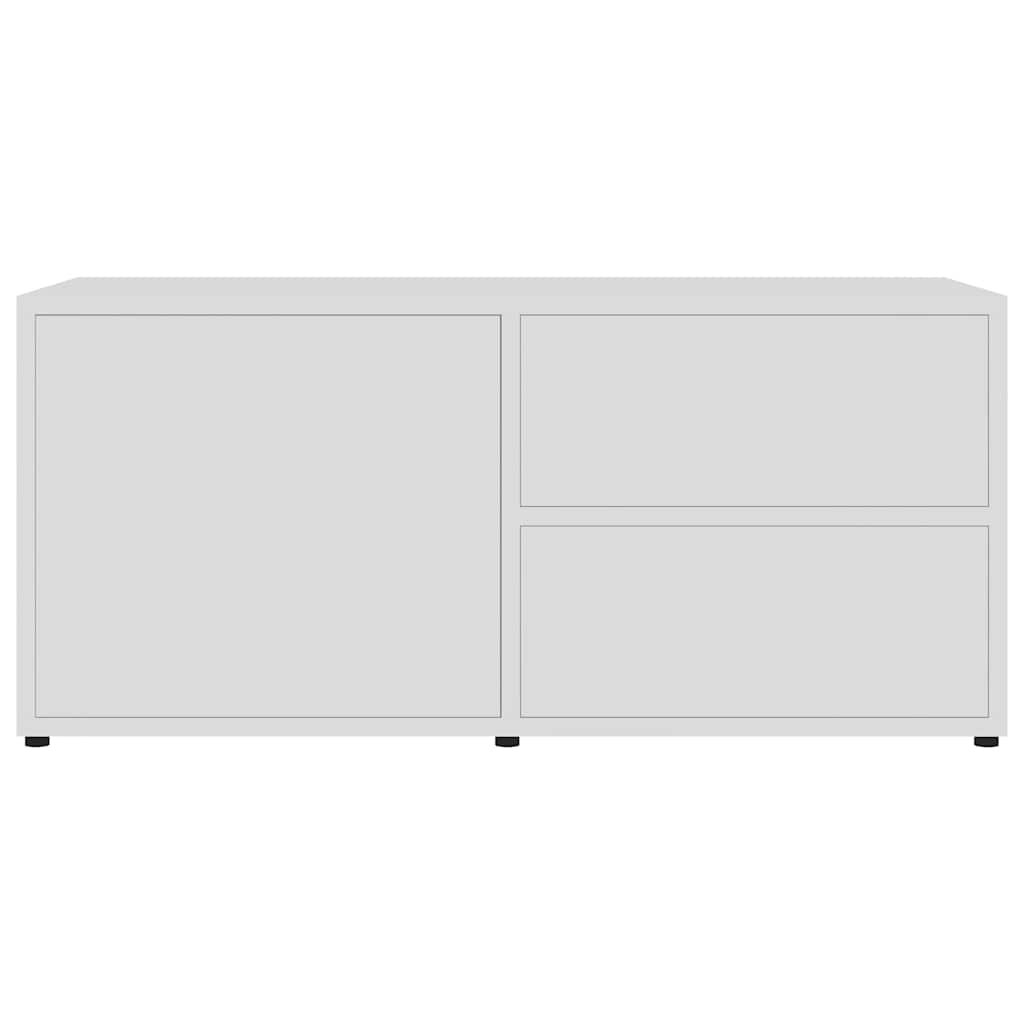 801850 vidaXL TV Cabinet White 80x34x36 cm Engineered Wood