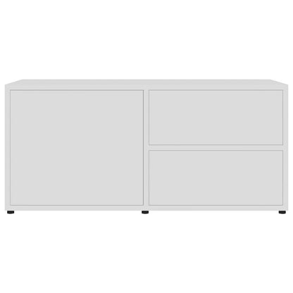 801850 vidaXL TV Cabinet White 80x34x36 cm Engineered Wood