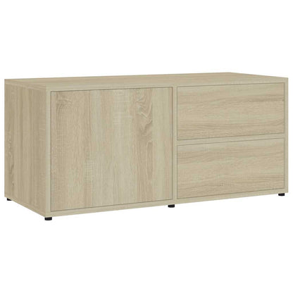801853 vidaXL TV Cabinet Sonoma Oak 80x34x36 cm Engineered Wood