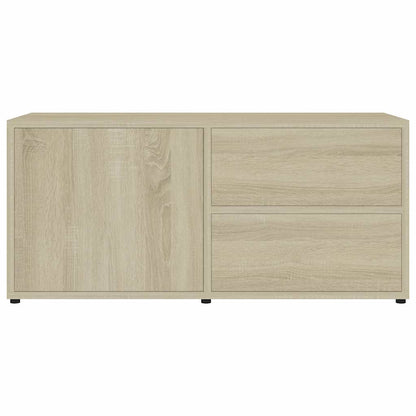801853 vidaXL TV Cabinet Sonoma Oak 80x34x36 cm Engineered Wood