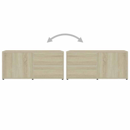 801853 vidaXL TV Cabinet Sonoma Oak 80x34x36 cm Engineered Wood