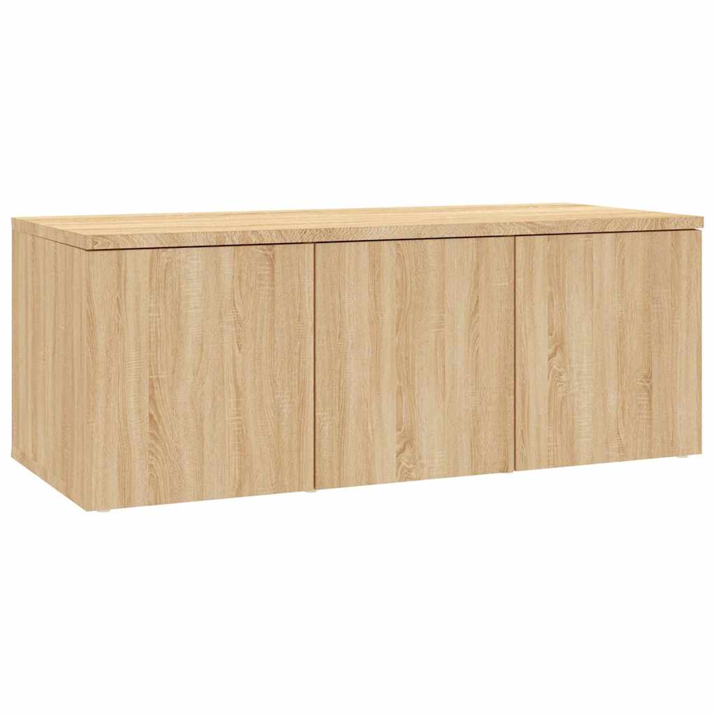 801862 vidaXL TV Cabinet Sonoma Oak 80x34x30 cm Engineered Wood