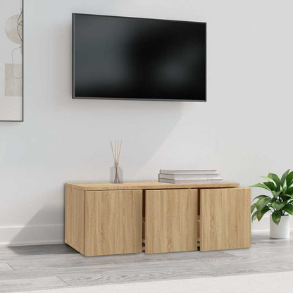 801862 vidaXL TV Cabinet Sonoma Oak 80x34x30 cm Engineered Wood