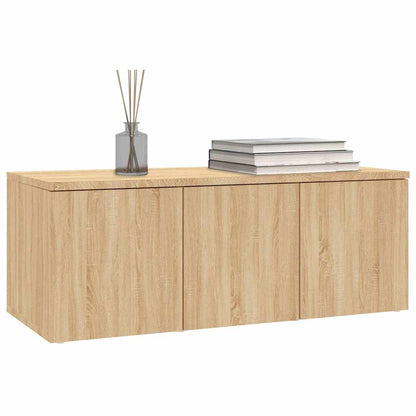 801862 vidaXL TV Cabinet Sonoma Oak 80x34x30 cm Engineered Wood