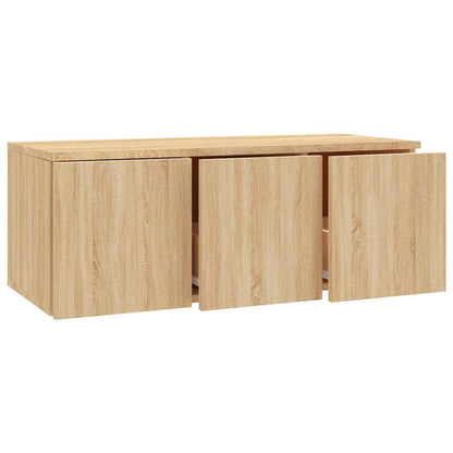 801862 vidaXL TV Cabinet Sonoma Oak 80x34x30 cm Engineered Wood