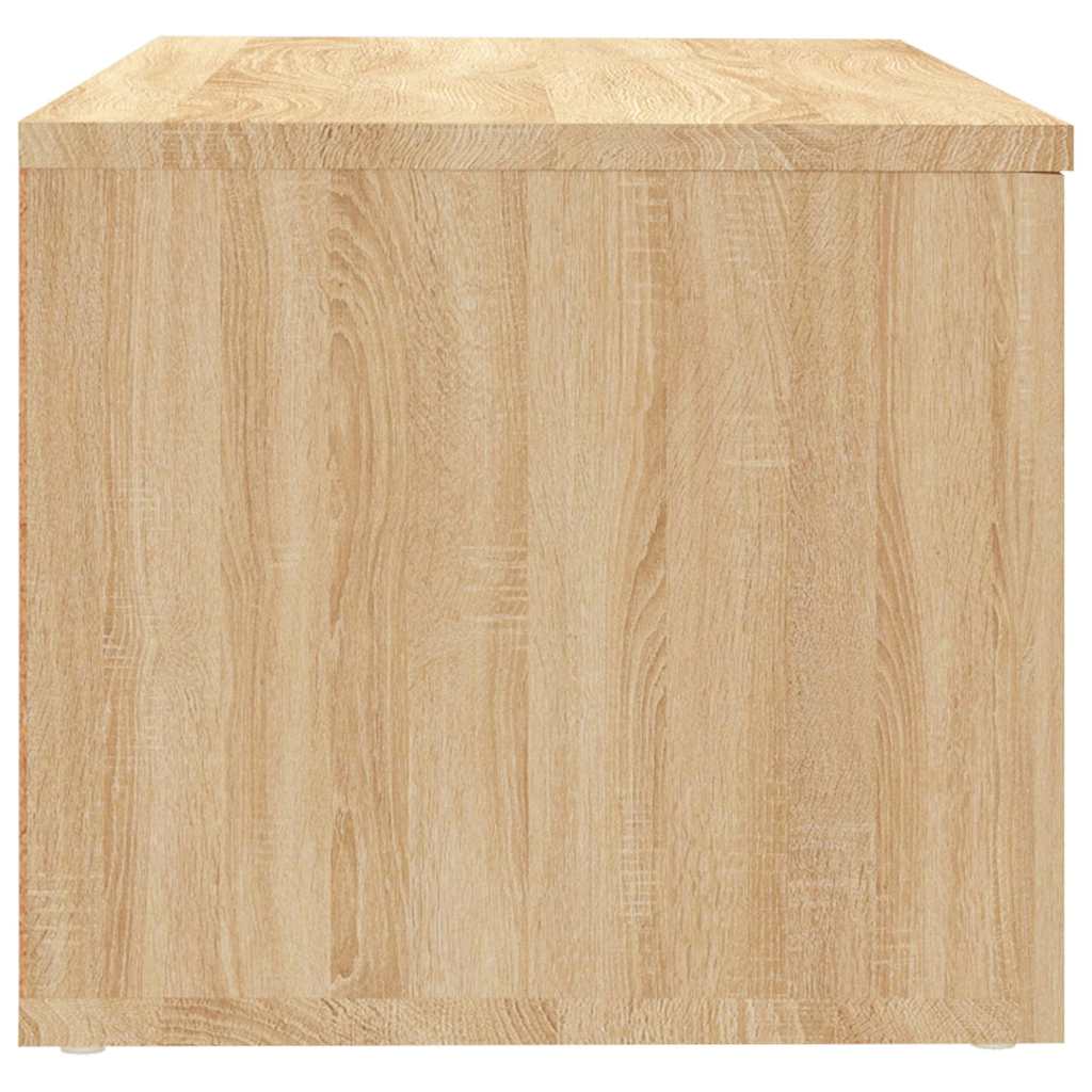 801862 vidaXL TV Cabinet Sonoma Oak 80x34x30 cm Engineered Wood