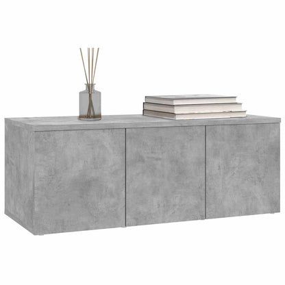 801863 vidaXL TV Cabinet Concrete Grey 80x34x30 cm Engineered Wood