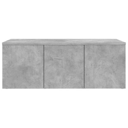 801863 vidaXL TV Cabinet Concrete Grey 80x34x30 cm Engineered Wood