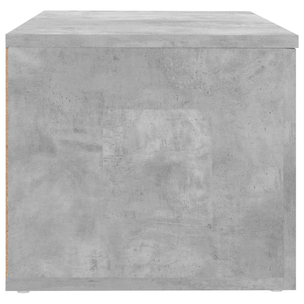 801863 vidaXL TV Cabinet Concrete Grey 80x34x30 cm Engineered Wood