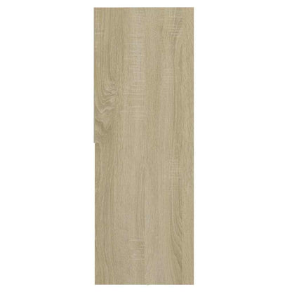 801880 vidaXL Book Cabinet Sonoma Oak 67x24x161 cm Engineered Wood
