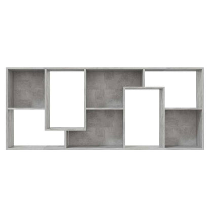Book Cabinet Concrete Grey 67x24x161 cm Engineered Wood