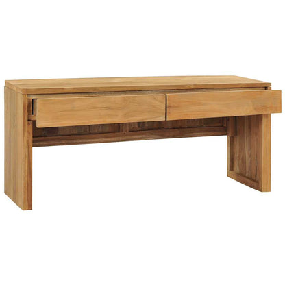 288843 vidaXL TV Cabinet 100x35x45 cm Solid Teak Wood