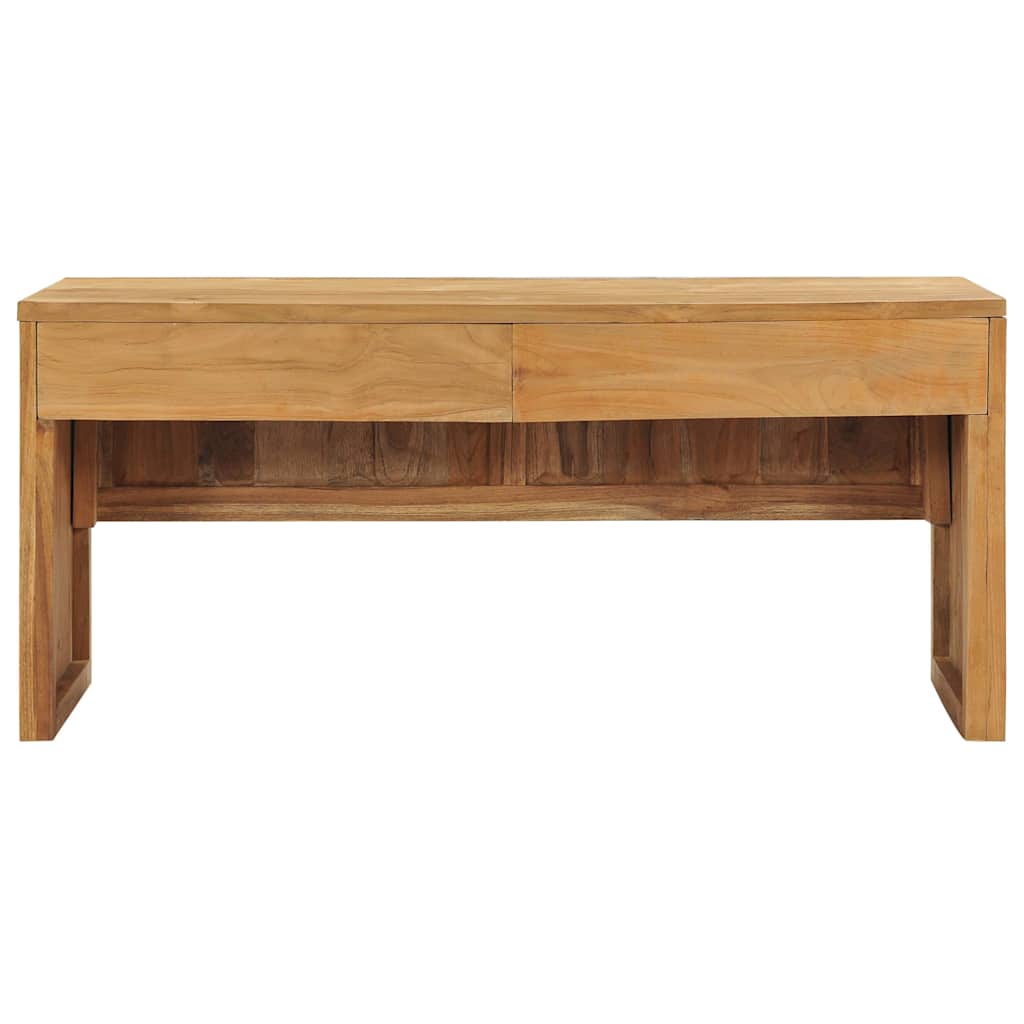 288843 vidaXL TV Cabinet 100x35x45 cm Solid Teak Wood