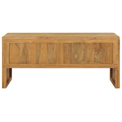 288843 vidaXL TV Cabinet 100x35x45 cm Solid Teak Wood