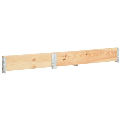 Pallet Collar 80x120 cm Solid Pine Wood