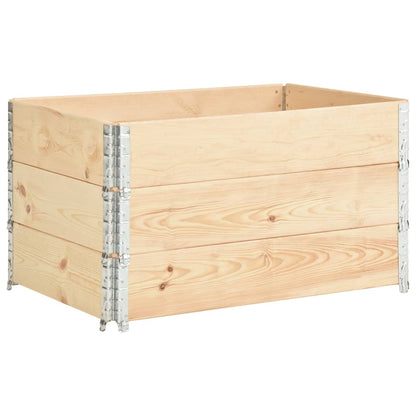 Pallet Collars 3 pcs 50x100 cm Solid Pine Wood