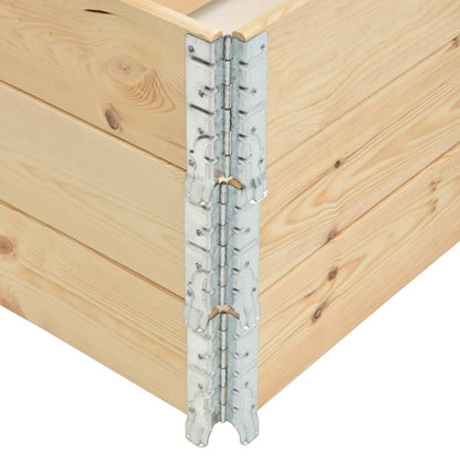 Pallet Collars 3 pcs 50x100 cm Solid Pine Wood