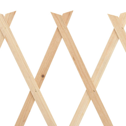 Trellis Fences 5 pcs Firwood 180x60 cm