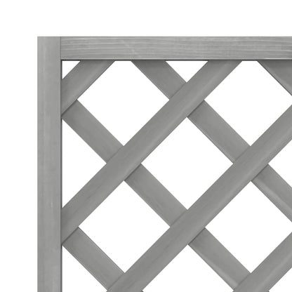 Planter with Trellis 40x30x135 cm Solid Wood Fir