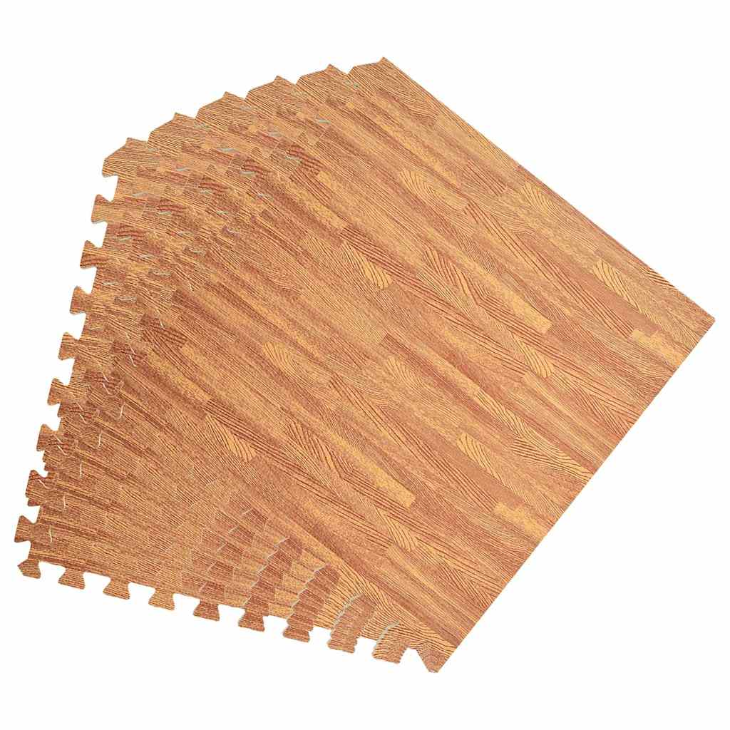 Floor Mats 12 pcs Wood Grain 4.32 ㎡ EVA Foam