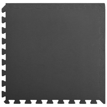 Floor Mats 6 pcs 2.16 ㎡ EVA Foam Black