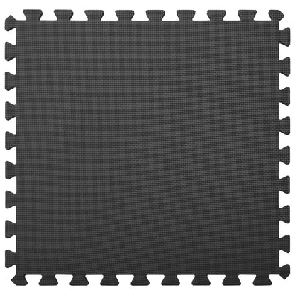 Floor Mats 6 pcs 2.16 ㎡ EVA Foam Black