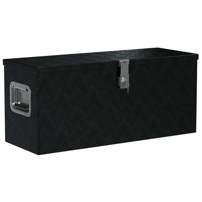 Aluminium Box 80x30x35 cm Black