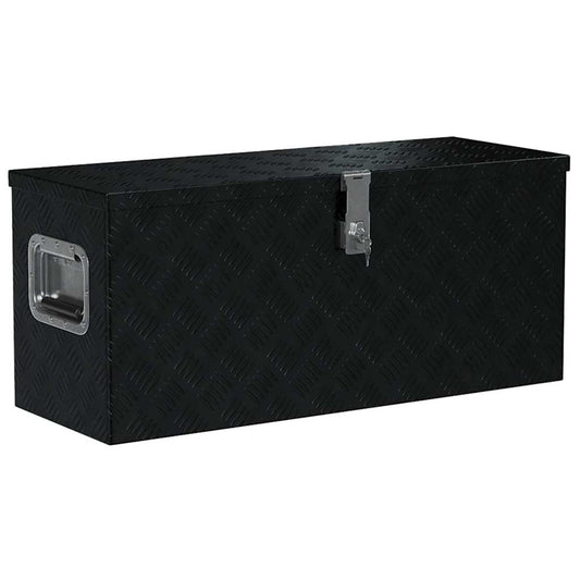 Aluminium Box 80x30x35 cm Black