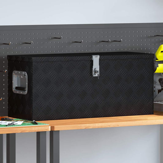 Aluminium Box 80x30x35 cm Black