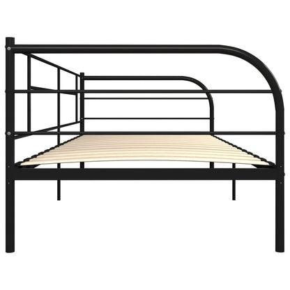 Day Bed Frame | Black | Metal, plywood, plastic | Single