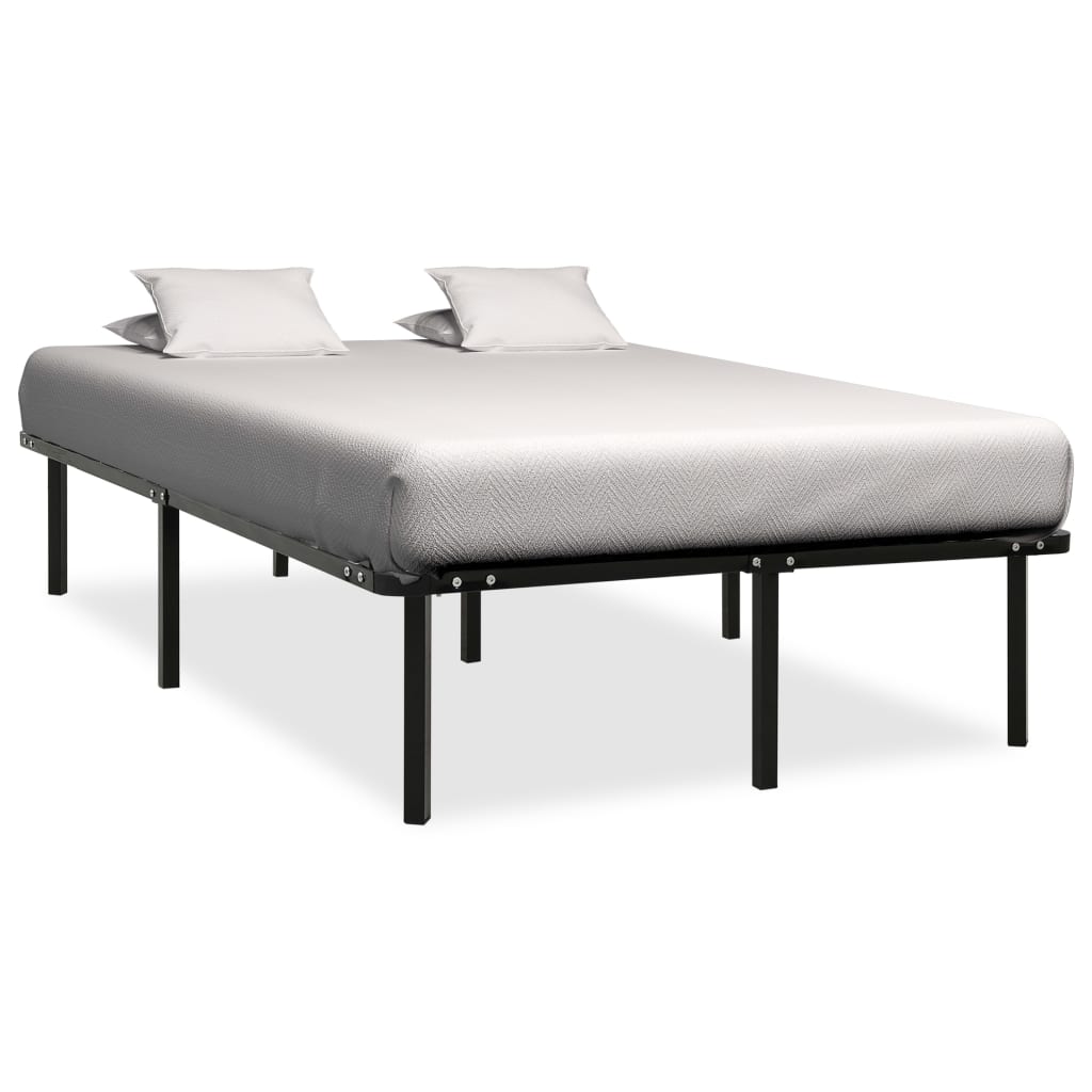 Bed Frame | Black | Metal | Double |  Durable  | Bed Frame | Rectangular