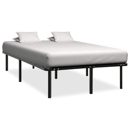 Bed Frame without Mattress Black Metal 200x200 cm