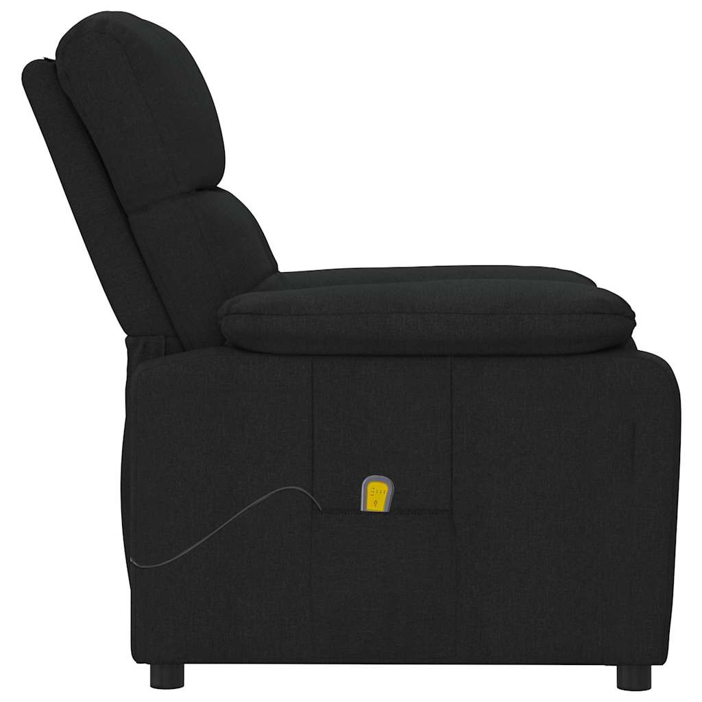 Massage Chair Black Fabric