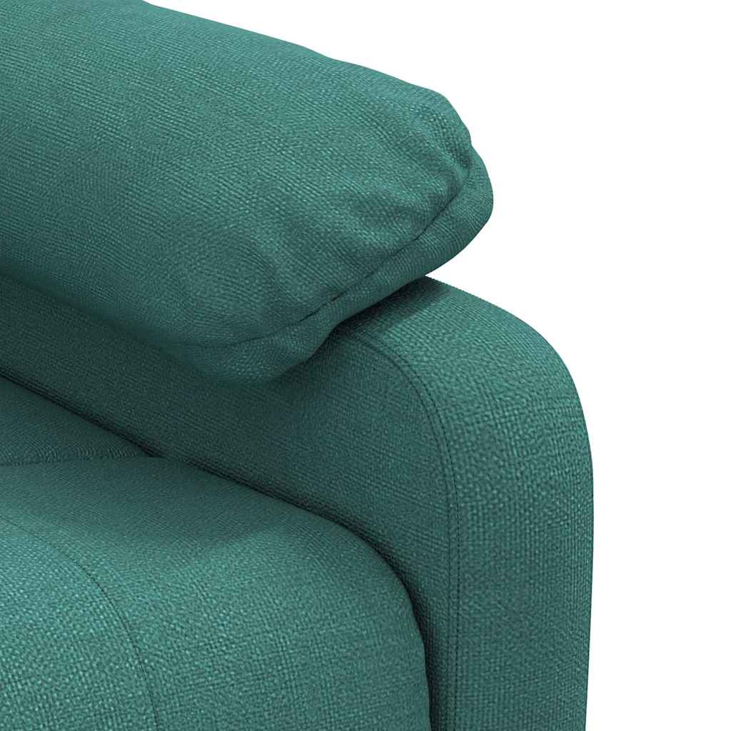 Massage Chair Dark Green Fabric