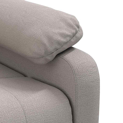 Massage Chair Taupe Fabric