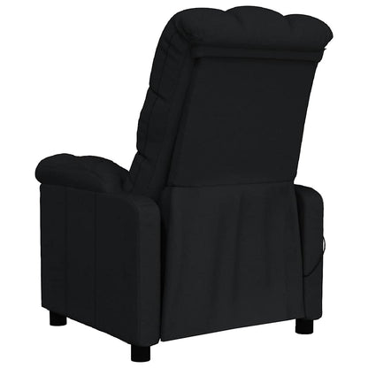 Massage Chair Black Fabric