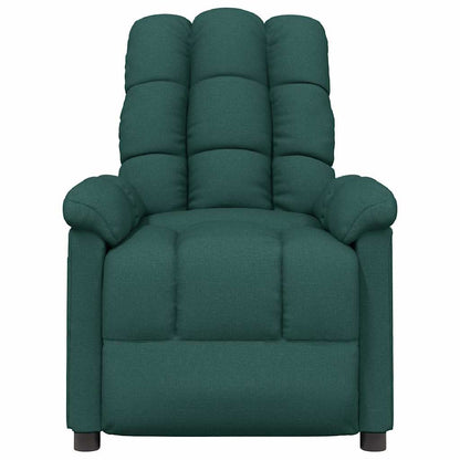 Massage Chair Dark Green Fabric