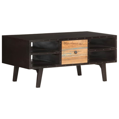 287857 vidaXL Coffee Table 100x50x45 cm Solid Reclaimed Wood