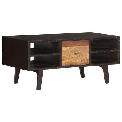 287857 vidaXL Coffee Table 100x50x45 cm Solid Reclaimed Wood