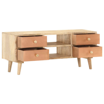 287874 vidaXL TV Cabinet 110x30x45 cm Solid Mango Wood