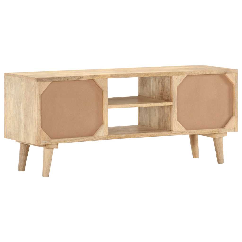287874 vidaXL TV Cabinet 110x30x45 cm Solid Mango Wood