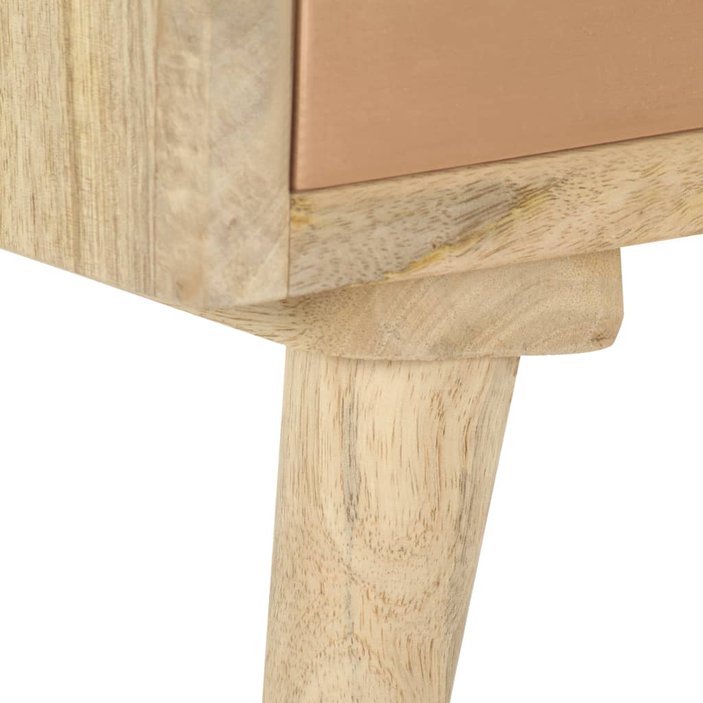 287874 vidaXL TV Cabinet 110x30x45 cm Solid Mango Wood
