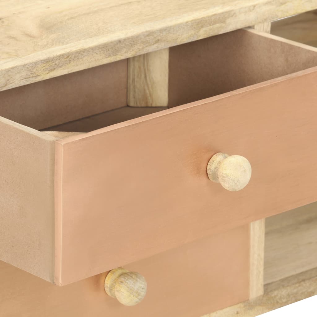 287874 vidaXL TV Cabinet 110x30x45 cm Solid Mango Wood