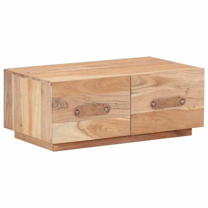 287890 vidaXL Coffee Table 90x50x35 cm Solid Reclaimed Wood