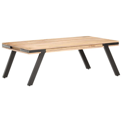 288118 vidaXL Coffee Table 114x65x40 cm Solid Mango Wood